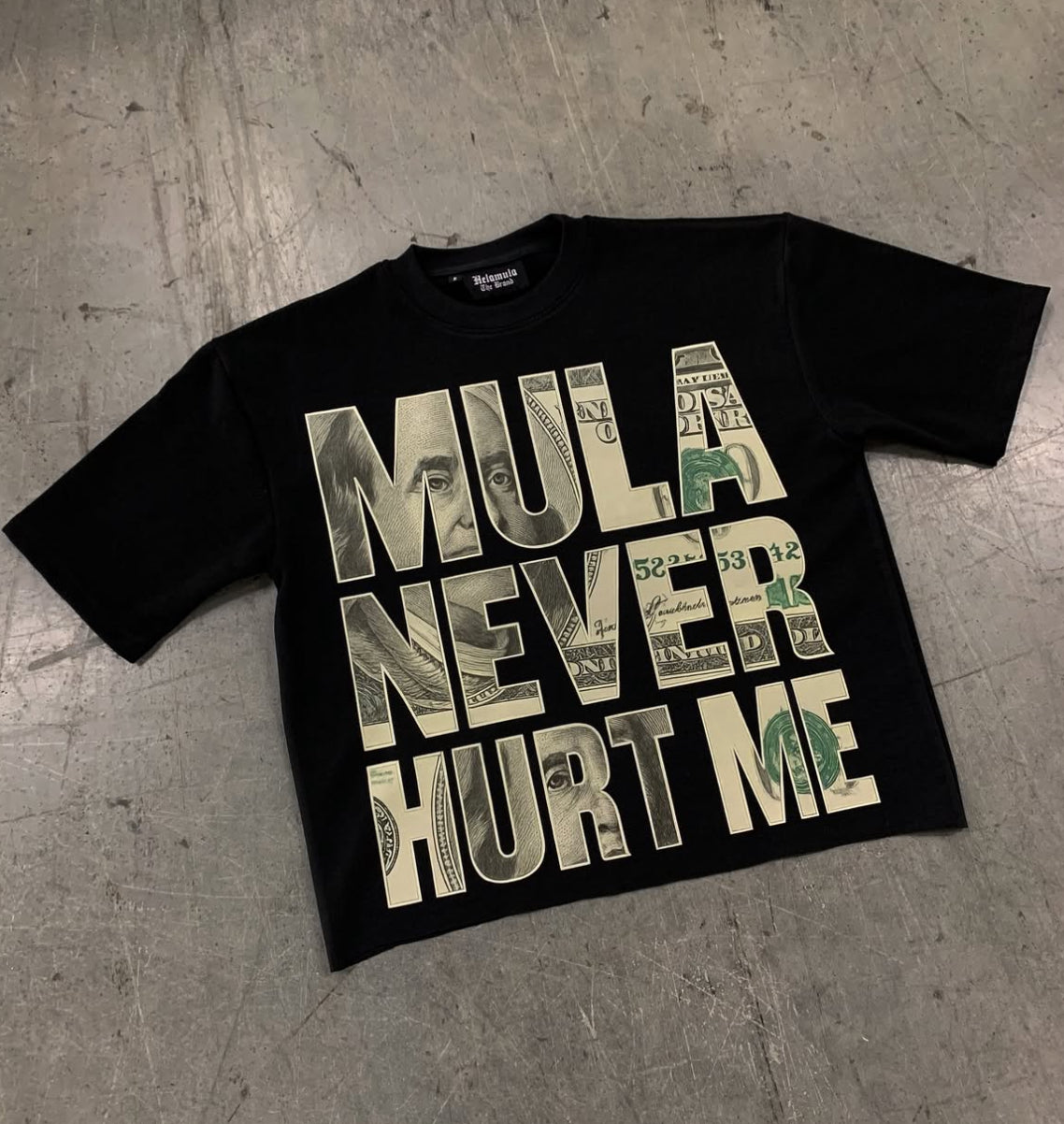 “MNHM” Crop Tee