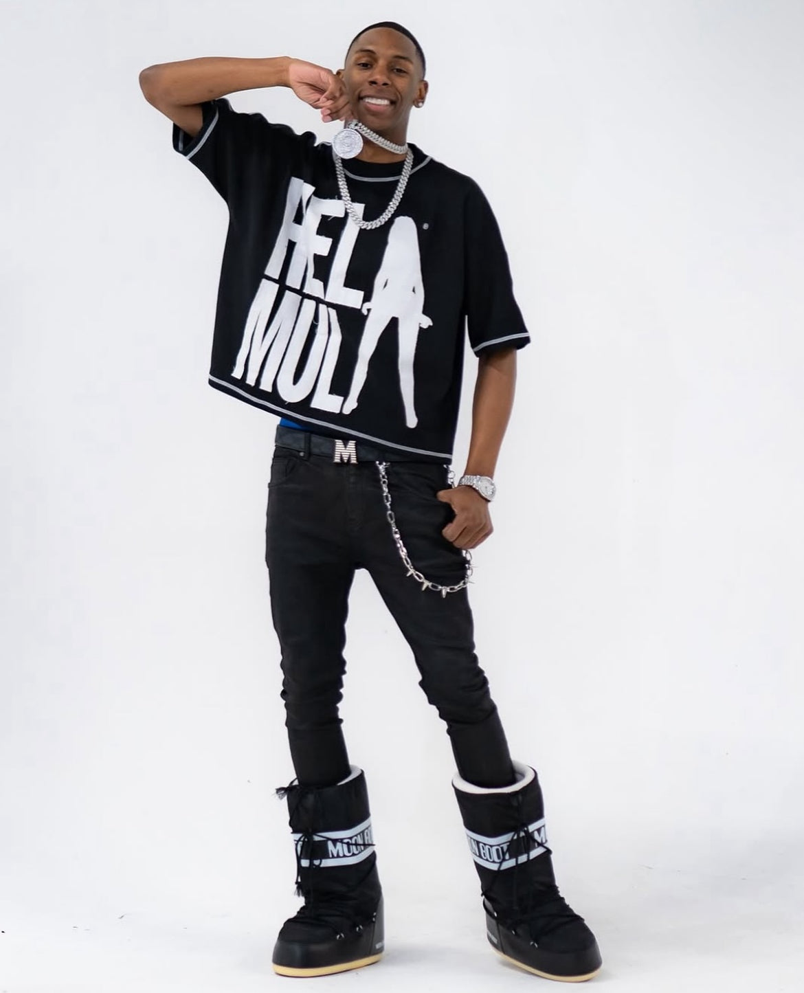 “Silhouette” Reversed Tee